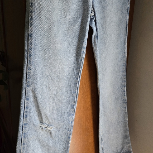 Vintage Express Bleus Classic Blue Boot Cut Jeans Size 1/2 - Picture 6 of 7